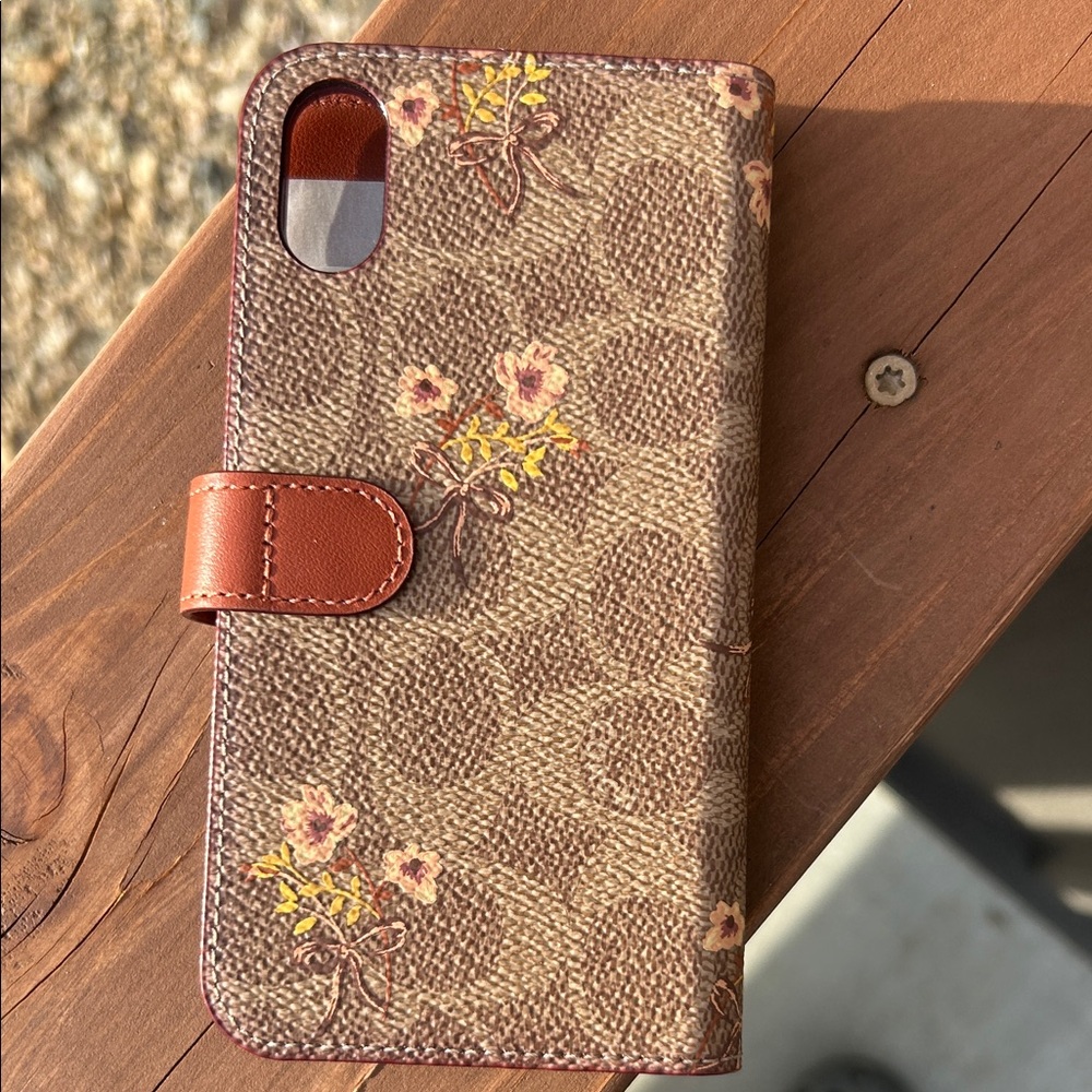 Coach Floral Monogram iPhone XR Case Wallet - Picture 8 of 12